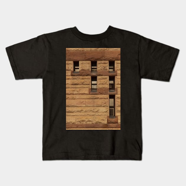 Windows Of Toronto's Old City Hall - 2 © Kids T-Shirt by PrinceJohn